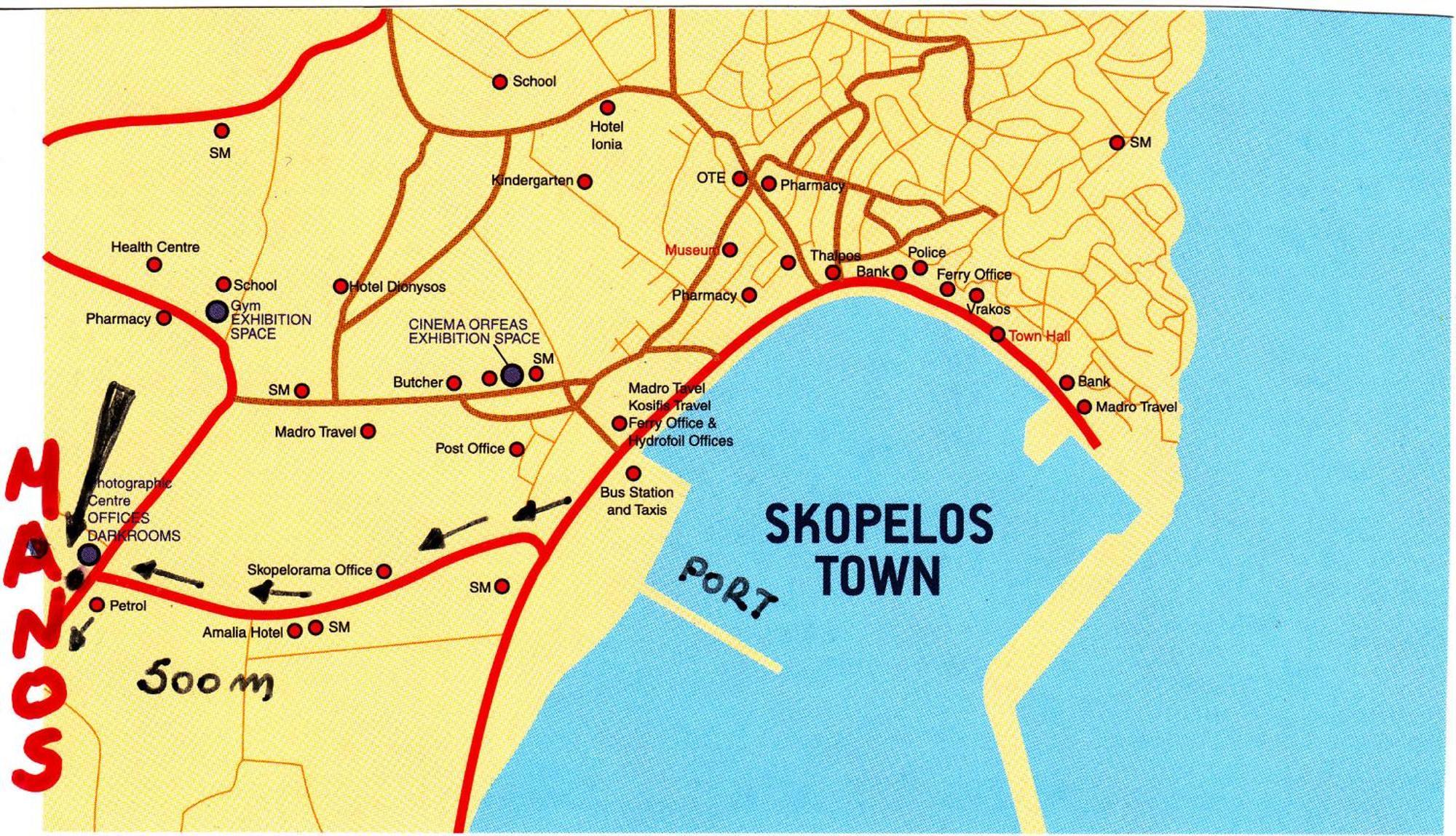 Manos Studios & Apartments Città di Skopelos Esterno foto